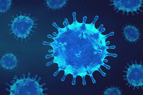 Coronavirus,Covid-19,Virus,-,Microbiology,And,Virology,Concept,Image.,3d